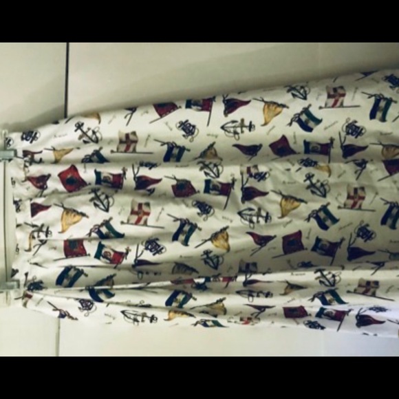 Cottage Tailor World Flags Skirt size 8 Orig Owner Summer - Picture 8 of 16